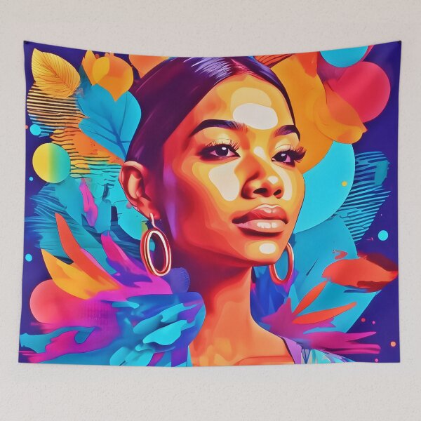 Item preview, Colorful Women Dada Art designed and sold by Health And Fitness Posts e-Store.