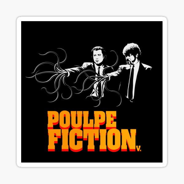 Octopus Fiction Sticker