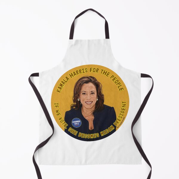 Item preview, Kamala Harris for The People - If we vote, She Becomes Madam President. In Brown and Yellow. designed and sold by Neil Feigeles.
