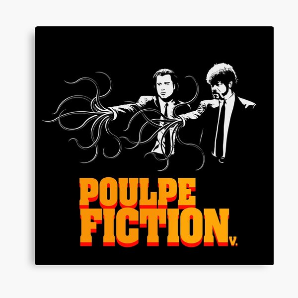 Poulpe Fiction Impression sur toile