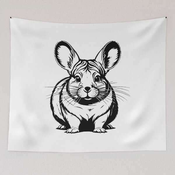 Item preview, Chinchilla drawing designed and sold by Travelcases.