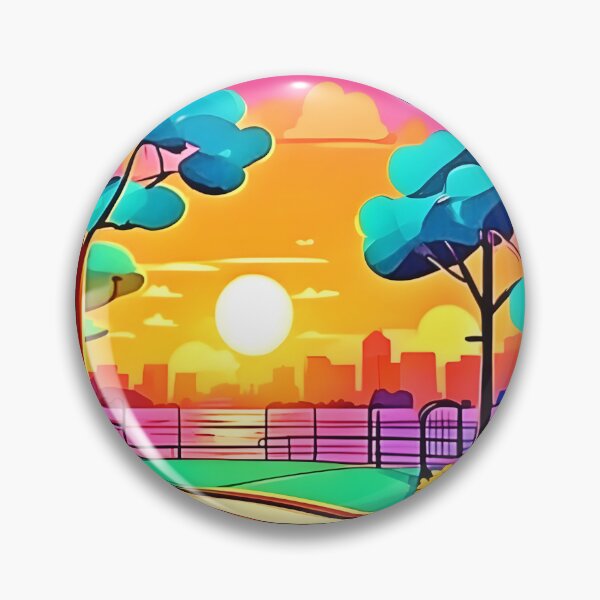 Item preview, Vibrant Sunset Cityscape designed and sold by Health And Fitness Posts e-Store.