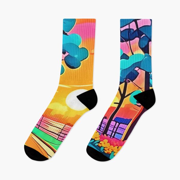 Item preview, Vibrant Sunset Cityscape designed and sold by Health And Fitness Posts e-Store.