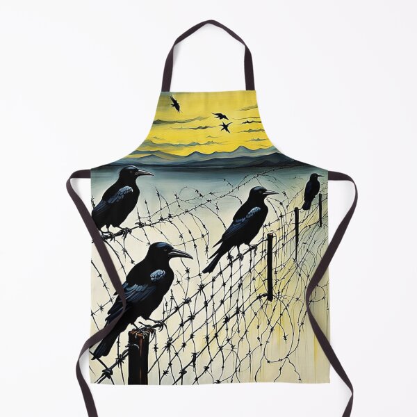 Item preview, Crows on barbed fence 2 designed and sold by George Hutton Hunter.