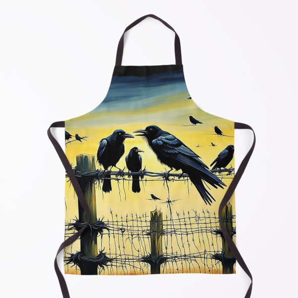 Item preview, Crows on barbed fence 3 designed and sold by George Hutton Hunter.