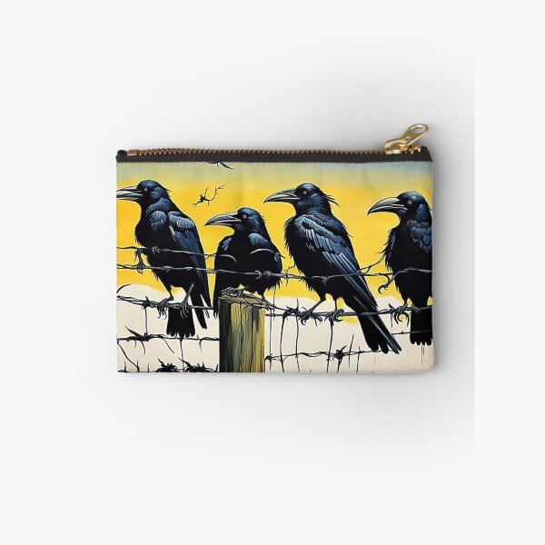 Item preview, Crows on barbed fence 4 designed and sold by George Hutton Hunter.