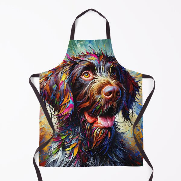 Item preview, German Wirehaired Pointer Dog Acrylic Print Pet Portrait Pet Lovers designed and sold by Puppy Puzzles Plus.