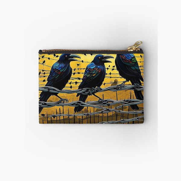 Item preview, Crows on barbed fence 5 designed and sold by George Hutton Hunter.