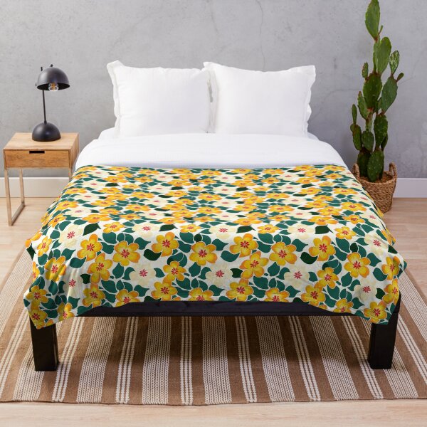 Aperçu de l'œuvre Ambiance rétro florale créée et vendue par KaladynDesigns.