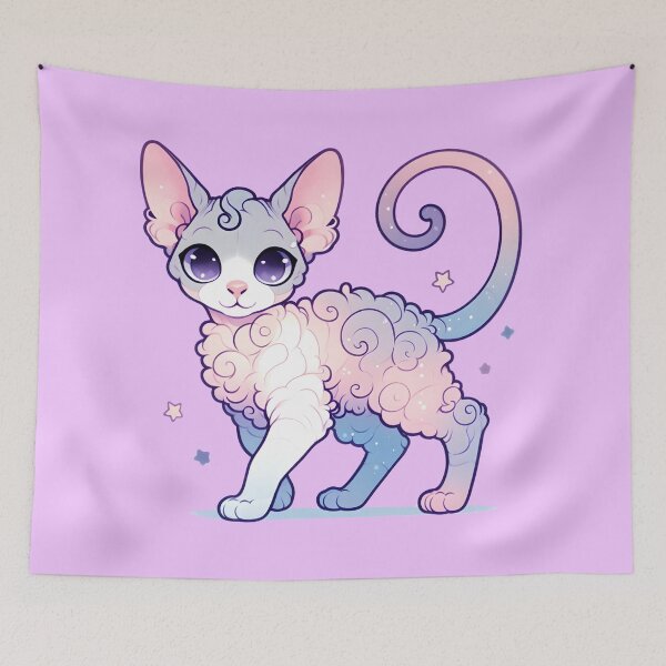 Item preview, Cute devon rex designed and sold by Anna Halasek.