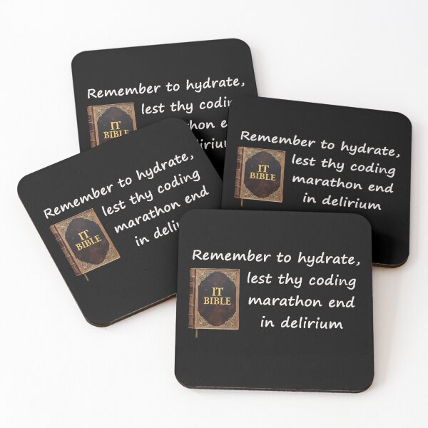 Item preview, IT Bible: Remember to hydrate designed and sold by DesignsByJensen.