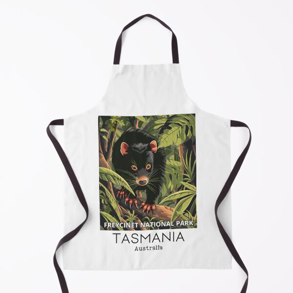 Item preview, A Vintage Travel Illustration of a Tasmanian Devil in Freycinet National Park - Australia designed and sold by GoodOldVintage.