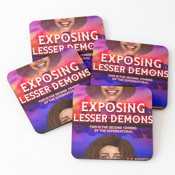 Item preview, Exposing Lesser Demons SQUARED cover art - ELDbook designed and sold by KushBooksLLC.