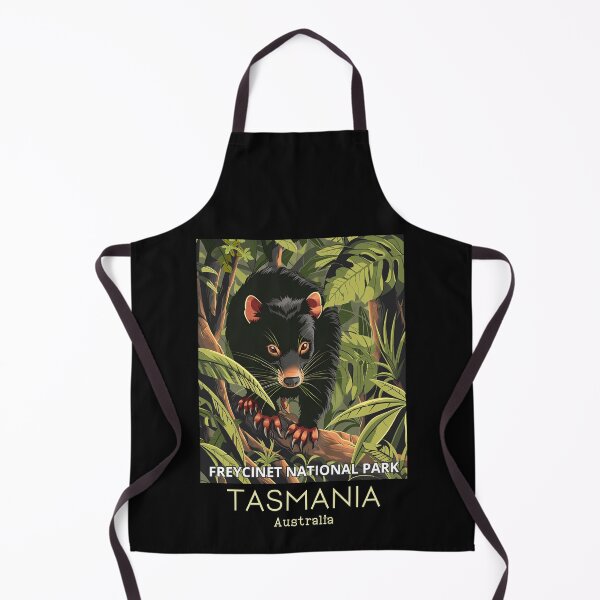 Item preview, A Vintage Travel Illustration of a Tasmanian Devil in Freycinet National Park - Australia designed and sold by GoodOldVintage.