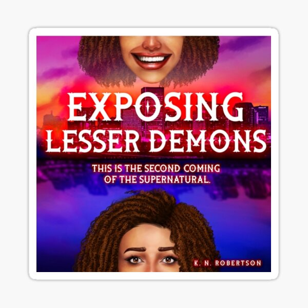 Item preview, Exposing Lesser Demons SQUARED cover art - ELDbook designed and sold by KushBooksLLC.