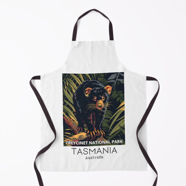 Item preview, A Vintage Travel Illustration of a Tasmanian Devil in Freycinet National Park - Australia designed and sold by GoodOldVintage.