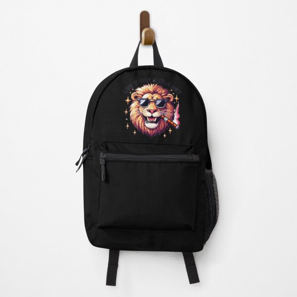 Item preview, The Attitude Lyon - Let The Smile Hit Pixelart designed and sold by SilverLook48.