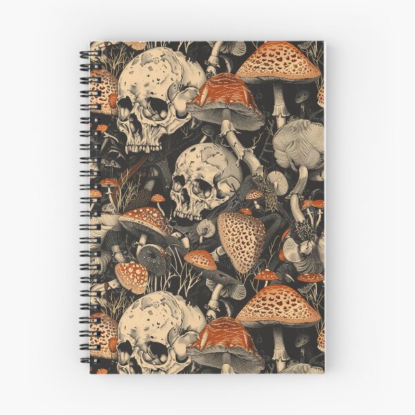 Item preview, Grunge Inspired Mushroom and Skull designed and sold by JstPeachy.