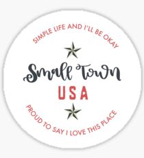 Small Town USA Sticker