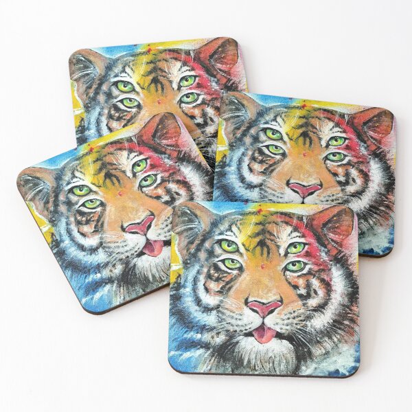 Item preview, Psychedelic Tiger designed and sold by Sp4ceb0ss.