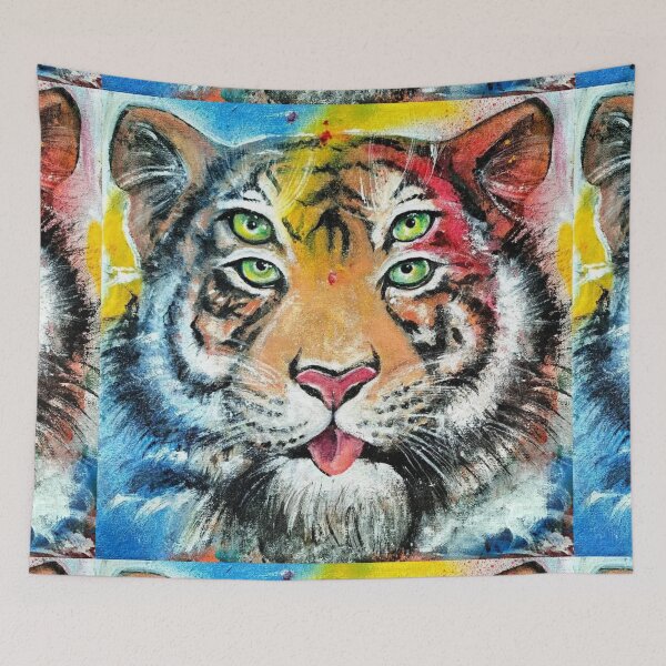 Item preview, Psychedelic Tiger designed and sold by Sp4ceb0ss.