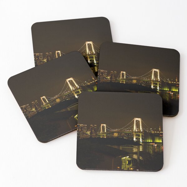 Item preview, Rainbow Bridge & Tokyo Tower Cityscape designed and sold by elstoleno.