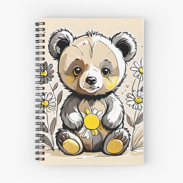 Item preview, Cuddly Bear Cub and Daisies designed and sold by Daisy-Bears.