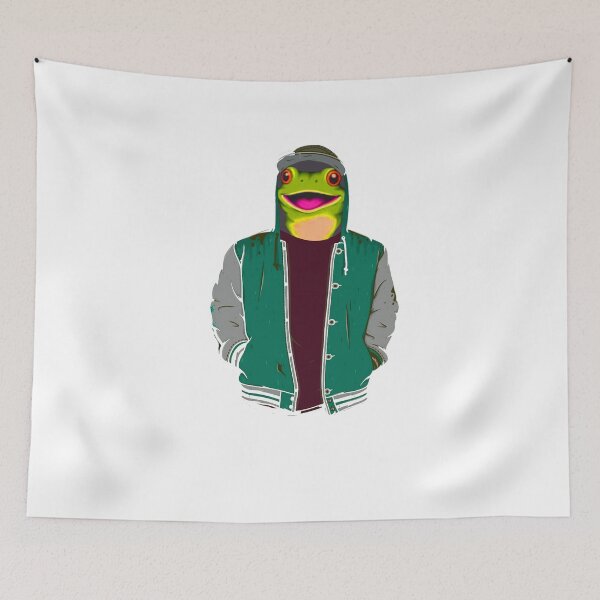 Item preview, happy frog style designed and sold by Winther-Art.