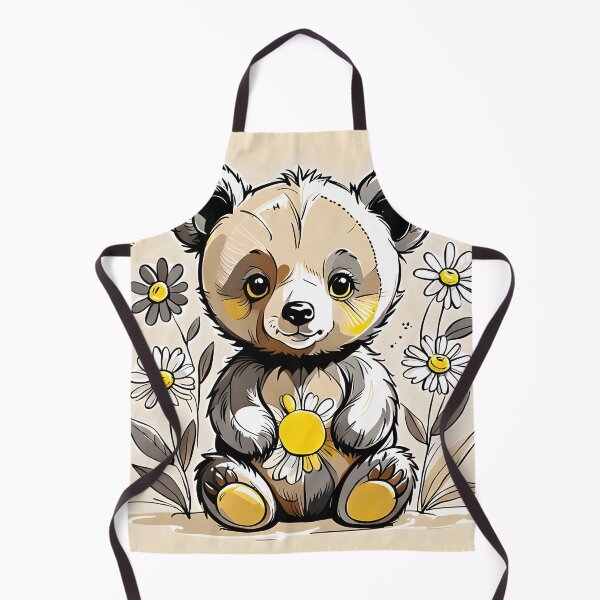 Artikelvorschau, Kuschelbärenjunges und Gänseblümchen entworfen und verkauft von Daisy-Bears.