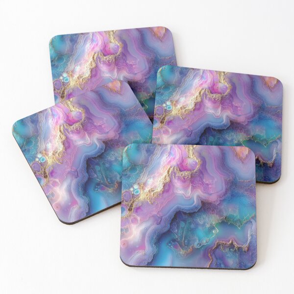 Item preview,  A stunning agate surface, with pink and green hues. designed and sold by bAIryBarn.