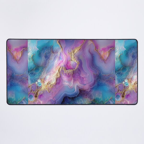 Item preview,  A stunning agate surface, with pink and green hues. designed and sold by bAIryBarn.