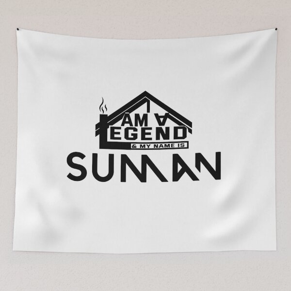 Item preview,  I Am a Legend: Custom Name Design for Suman designed and sold by koreatvtea.