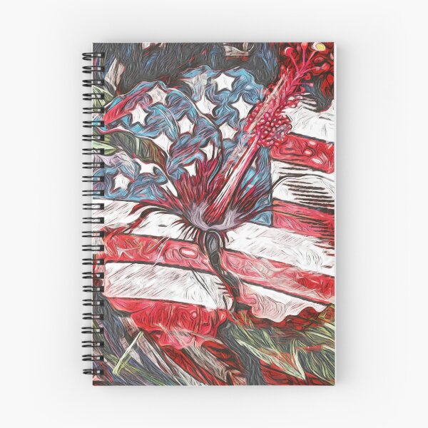 Item preview, United States of America Hibiscus designed and sold by Hen-C-Art.