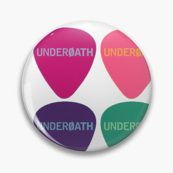 Item preview, Underoath guitar pick pop art sticker designed and sold by tjhogs.
