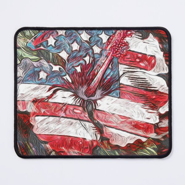Item preview, United States of America Hibiscus  designed and sold by Hen-C-Art.