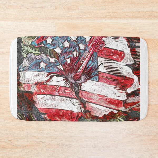 Item preview, United States of America Hibiscus designed and sold by Hen-C-Art.