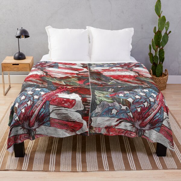 Item preview, United States of America Hibiscus  designed and sold by Hen-C-Art.