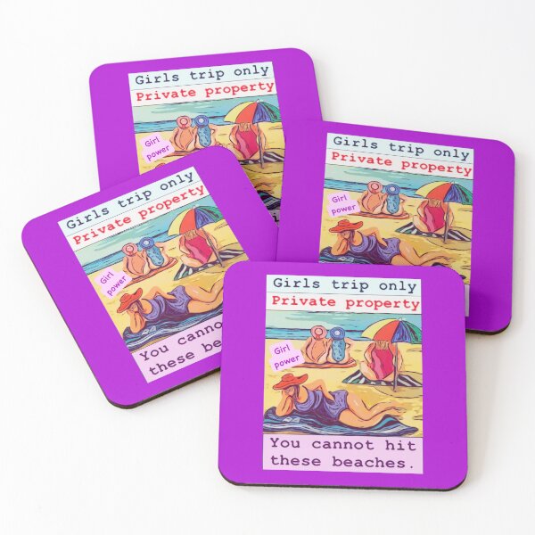 Item preview, iarthappy girls trip at the beach designed and sold by tracey jacobson.