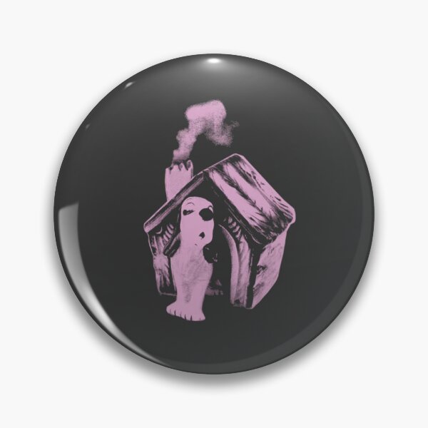 Item preview, Dog House Blowing Smoke Pink and Black designed and sold by aestheticqueen.