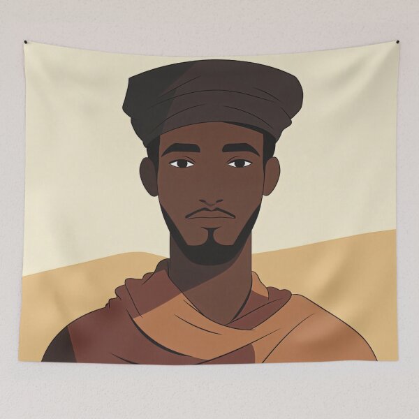 Item preview, African nomad | Anime style designed and sold by ComicsFactory.