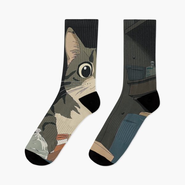 Item preview, American bobtail cat | Anime style designed and sold by ComicsFactory.