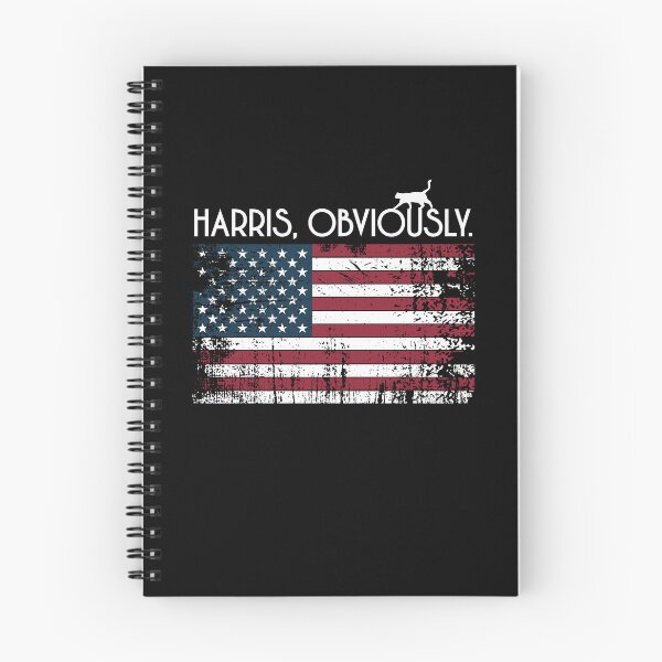Item preview, Harris, obviously. T-shirt for Harris voters loving cats designed and sold by Dahlann.