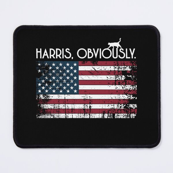 Item preview, Harris, obviously. T-shirt for Harris voters loving cats designed and sold by Dahlann.