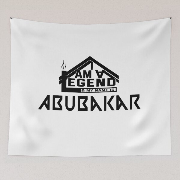 Item preview,  I Am a Legend: Custom Name Design for Abubakar designed and sold by koreatvtea.