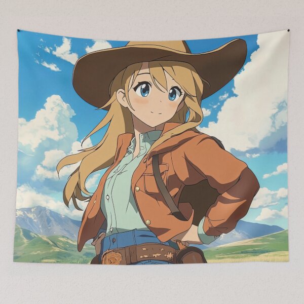 Item preview, American Cowgirl | Anime style designed and sold by ComicsFactory.