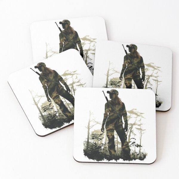 Item preview, Lady Hunter in Camo, Woman Hunting in Woods designed and sold by TamarackFlair.