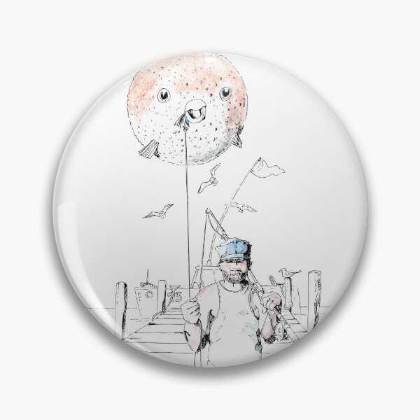 Item preview, Walking My Blowfish designed and sold by 368ArtNH.