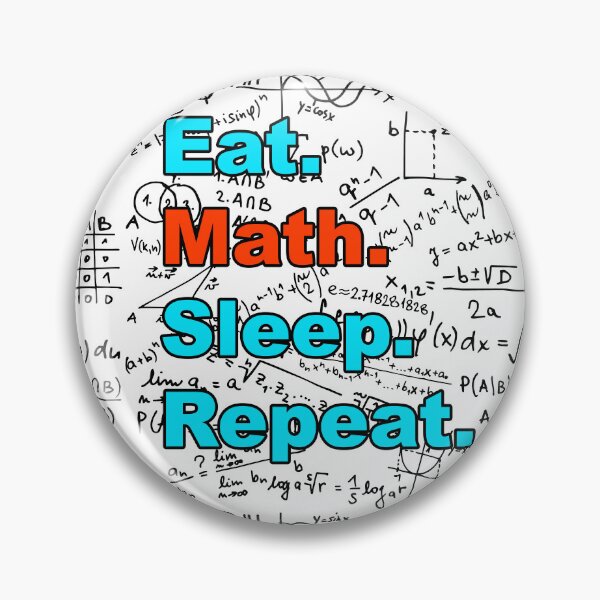 Item preview, Eat. Math. Sleep. Repeat. Math equations designed and sold by Handstand365.