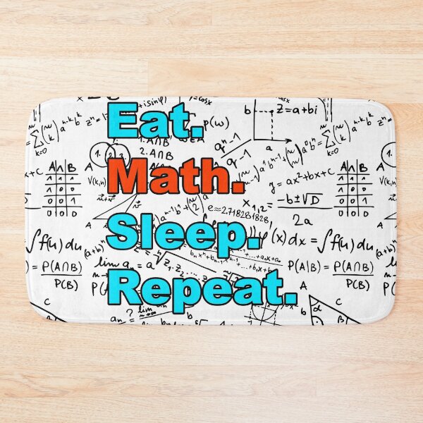 Item preview, Eat. Math. Sleep. Repeat. Math equations designed and sold by Handstand365.
