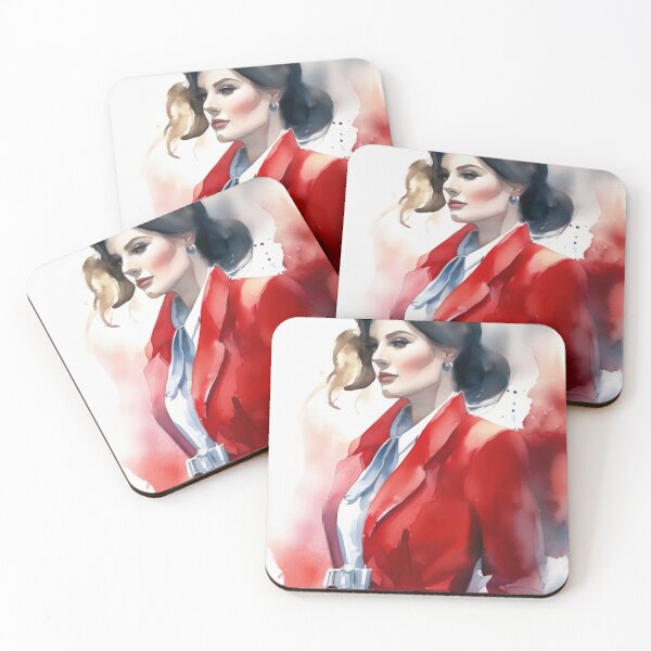 Item preview, A Fashion Illustration in Crimson and Blue designed and sold by KilianSzmid.